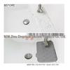 Dual-Sided Silicone Sink Mat: Splash-Proof, Quick-Dry, Kitchen & Bathroom Faucet Baffle.