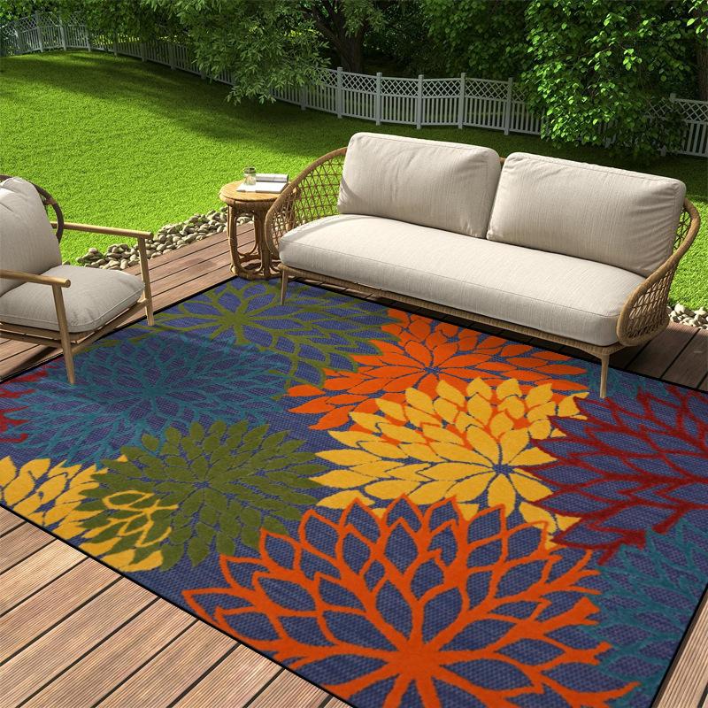 American Style Rug With Flower Classical Elegant Floral Carpet For Living Room Bed Room Rug Decor Hallway Carpet