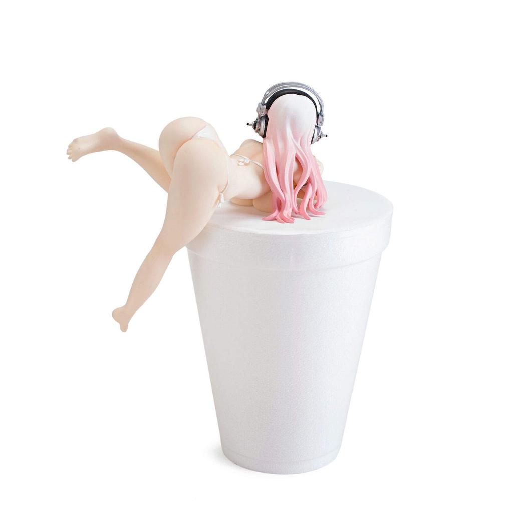 Super Sonico Noodle Stopper Figure ~Renewal!~ White (Prize)