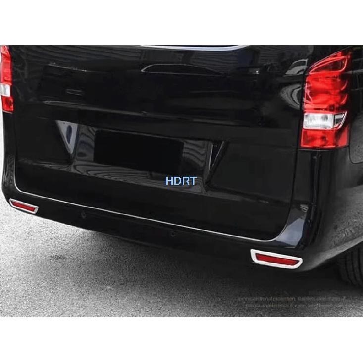 Car Tail Light Frame Rear Fog Lamp Cover Styling Accessories Exterior Sticker For Mercedes-Benz V Class Vito Viano Metris 2024 +