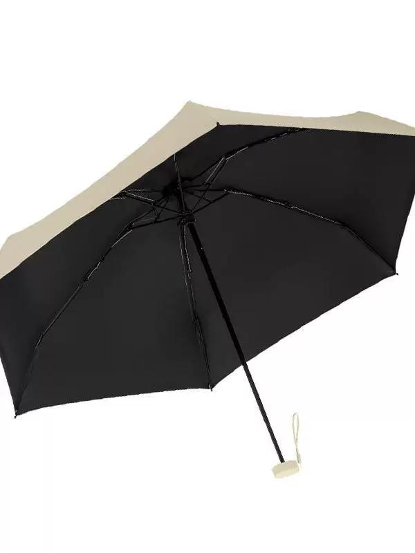 Sunny and Rainy Dual-Use Women's Five-Fold Card Small Umbrella