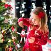 Telescopic Suction Cup Ornament Anti-stress Squeeze Ornament Santa Claus Snowman Gingerbread Man Elk Sensory Bellows Telescopic