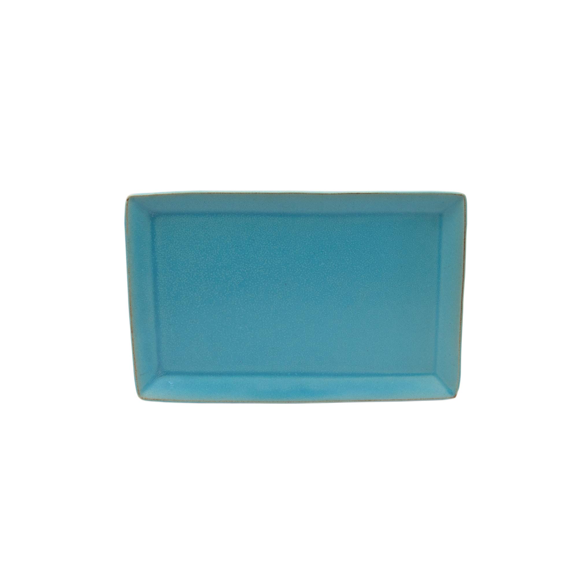 

Rikizo Shiturae Turquoise Diameter x Depth 19cm x Height Made in Plate, Blue, 27.5cm 1.5cm, Japan, R-922149 бирюзовый