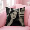 Singer LLana Del Ray Cushion Cover Natural Linen Pillow Case DoubleSided Print Decorative Sofa Pillowcase Home Decor Gift