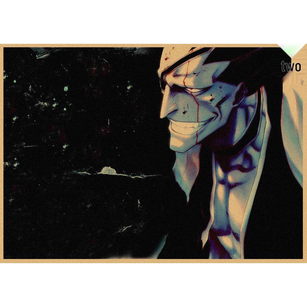 Bleach Anime Retro Kraft Paper Poster Wall Decoration