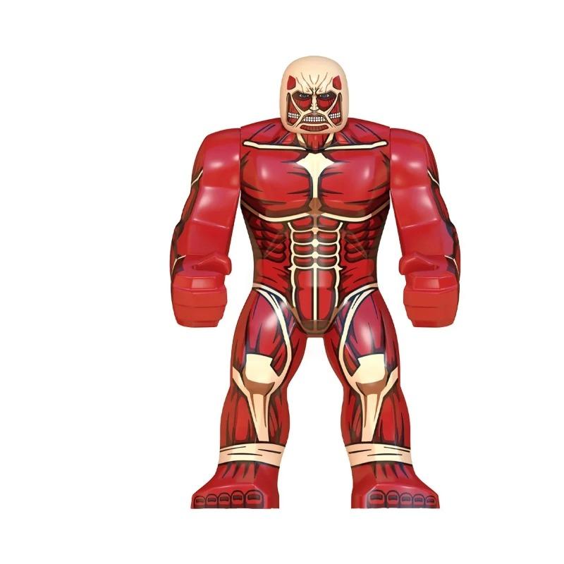 Blind Box Building Blocks Mini Model Figures Attack on Titan Levi Ackerman Eren Mikasa Giant Annie Halloween Christmas Gifts Toy