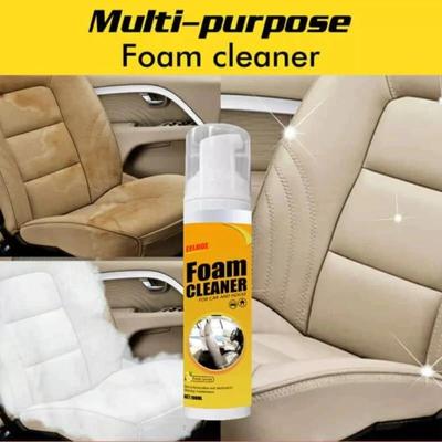 Víceúčelový pěnový čistič Leather Clean Wash Automoive Mytí interiéru auta Údržba Povrchy Spray Foam Cleaner