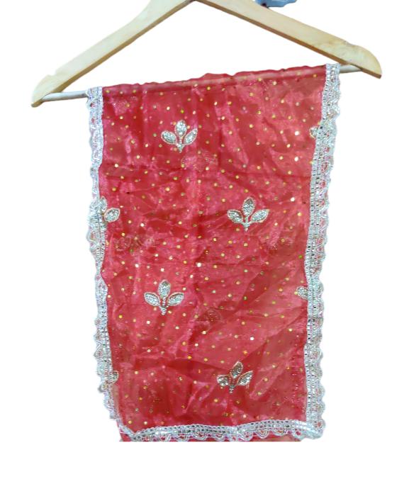 @ Indian Traditional Devi Maa Chunri Red Color For Pooja Zr774-60%Off