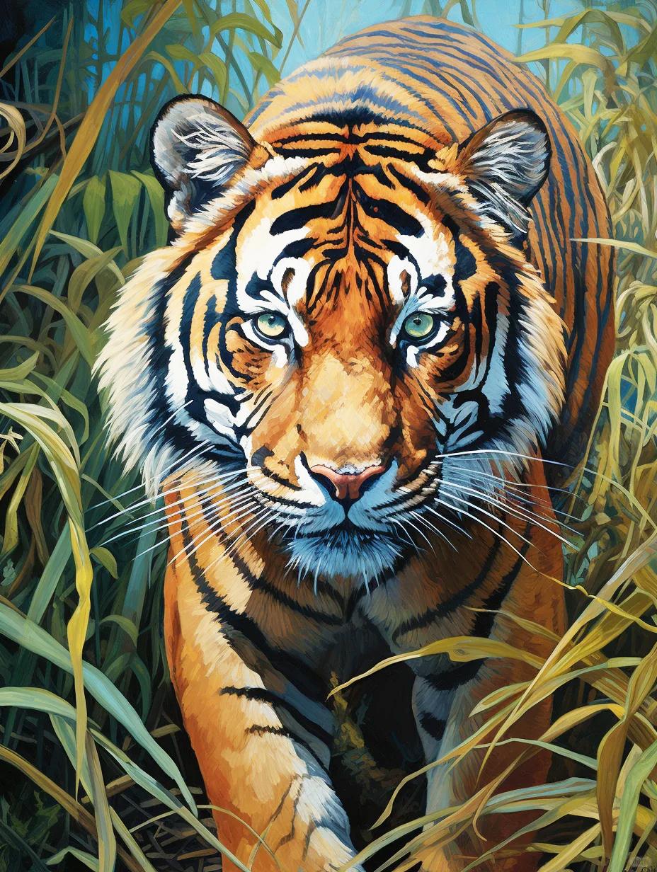 

5D Алмазная вышивка Тигр Животное Алмазная мозаика Новая коллекция Наборы для вышивки крестом Украшение дома Full Round 20x30CM