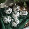 6Pcs/box Christmas Ball Acrylic Hanging Decor Home Garden