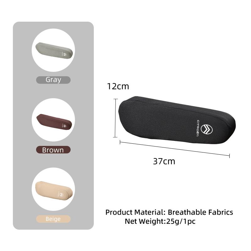 Car Seat Armrest Cover Soft Comfortable Elastic Cloth For Citroen C4 C3 C5 C1 C2 VTS Berlingo Celysee Xsara Picasso Aircross