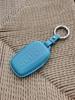 Genuine Leather Retro Key Case for 2021 Toyota Avalon Hybrid