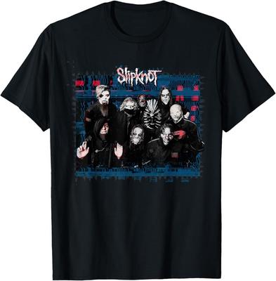 Oficjalny T-shirt Slipknot We Are Not Your Kind Niebieski Glitch