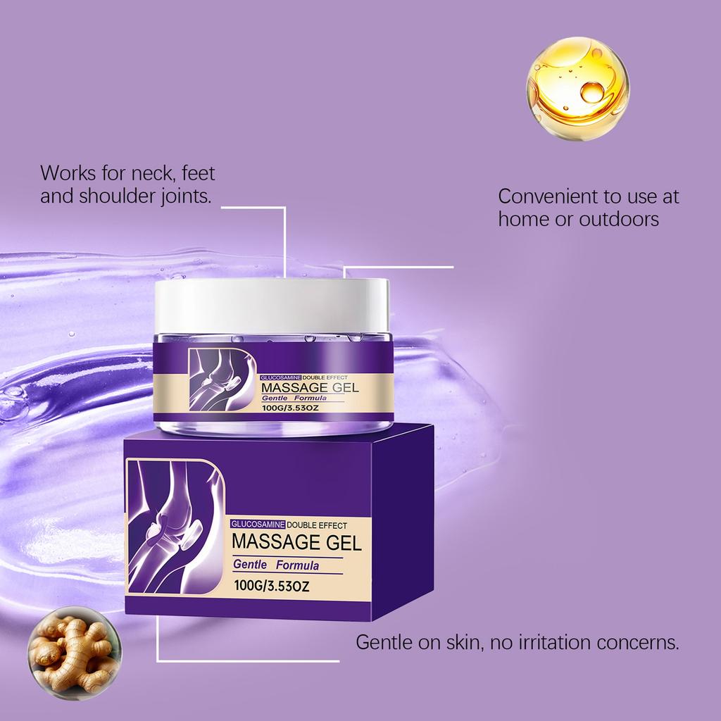 Joint Massage Care Gel Gentle And Moisturizing Daily Care For Massaging Joint Areas. Portable.