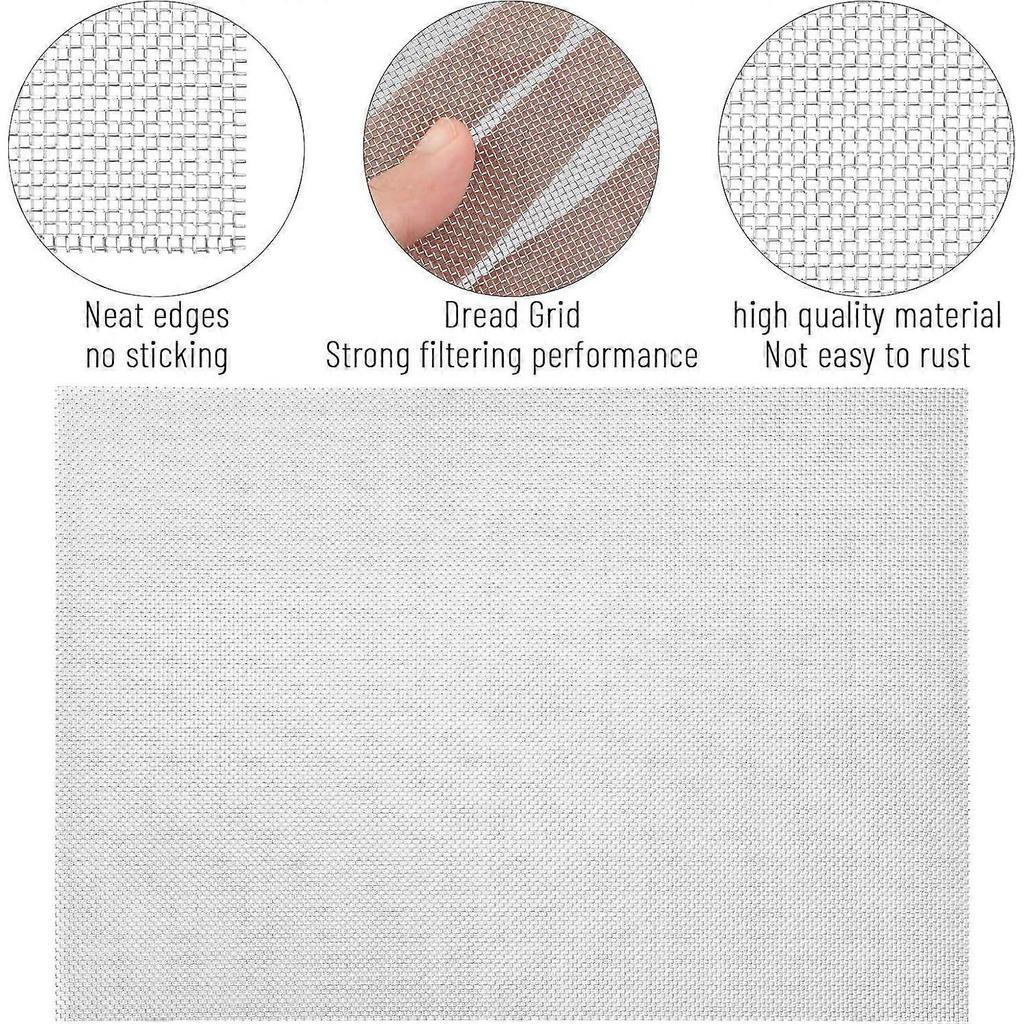 4pcs Steel Mesh Wire Mesh, 30 X 21cm Fine Metal Mesh, Anti Rodent Mesh, Mesh Fabric To Prevent Mosquitoes, Mice, Insects, Ideal For Window, Kitchen An