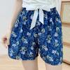 1PC Home Pajamas Lounge Bottom Women Sleep Shorts Cotton 2025 Casual Shorts NEW Floral Printing Plus Size Beach Hot Pants Loose