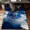 Ever-ton Football Club Crest Printed Office Carpet Chair Cushion  Entryway Rug, Rugs for Living Room, Bedroom Christmas gifts
