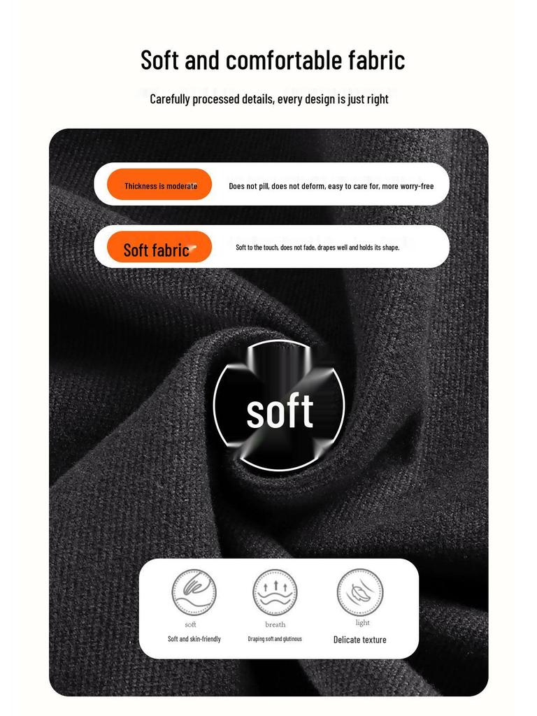 Autumn/Winter 2025 High-Waist A-line Woolen Flannel Skirt: Slimming, Hip-Hugging Design for Women