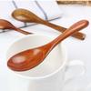 Natural Wood Spoon Japanese Style Wooden Tableware Coffee Tea Rice Spoon Kitchen Accessories