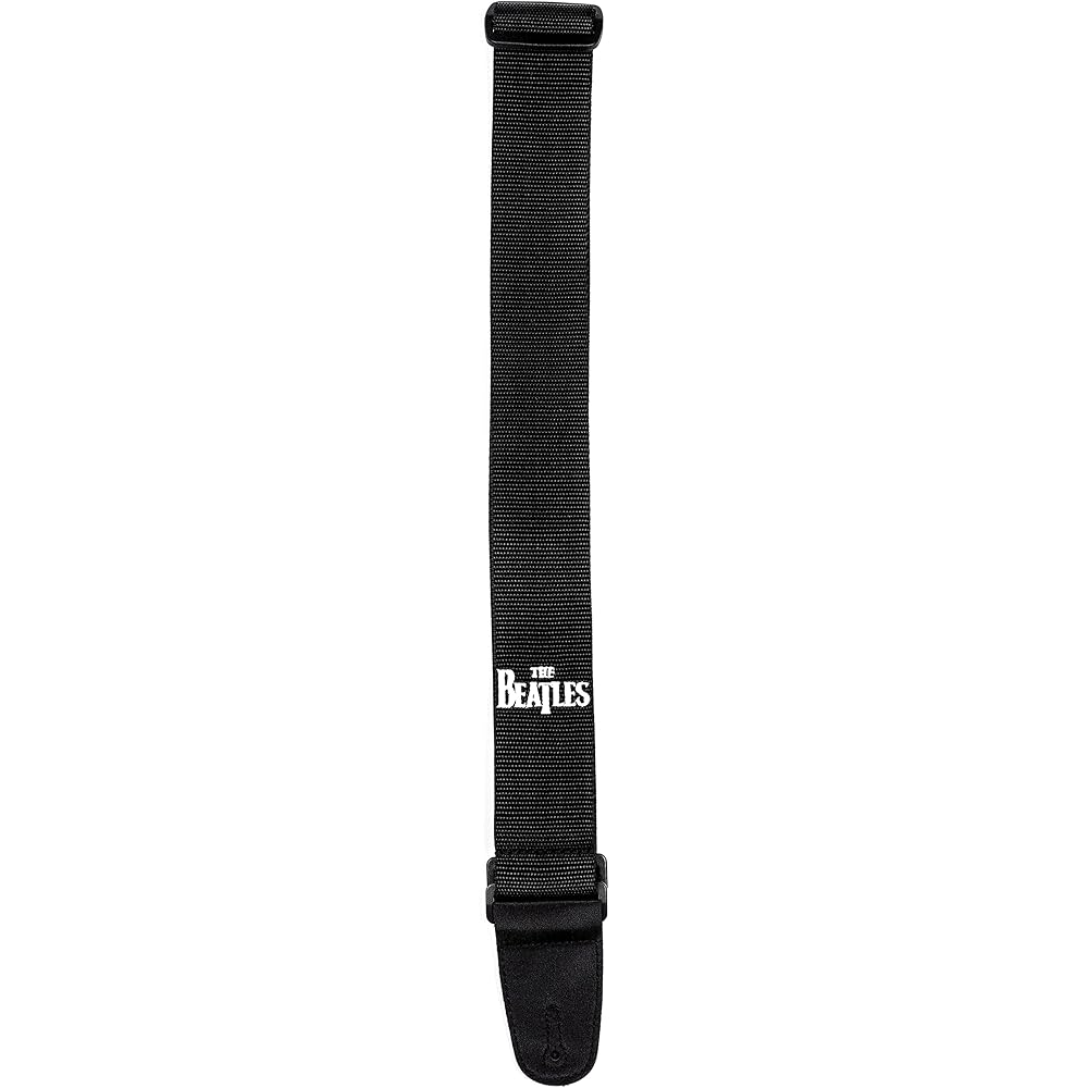D'Addario Daddario Guitar Strap The Beatles Black Poly-Pro Guitar Strap PWSBT100 [Domestic Genuine]