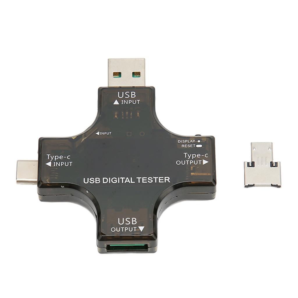 USB C Voltage Current Tester LCD Display High Accuracy USB Type C Micro USB Colored Tester 3.6‑32V