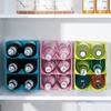 Refrigerator Beverage And Beer Storage Box Easy To Open Stackable Multi-Layer Anti-Drop Storage Rack Portable Organizing Stand