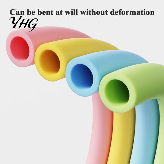 Feeding Essentials for Toddlers Toddler Silicone Straw with Clip, Reusable Drinking Straw, Easy to Spill Proof Bowl Clean Non-Collapsible Tableware