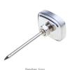 Industrial Grade BBQ Thermometer Gauges Stainless Steel Smoking Temp Gauges 3XUF