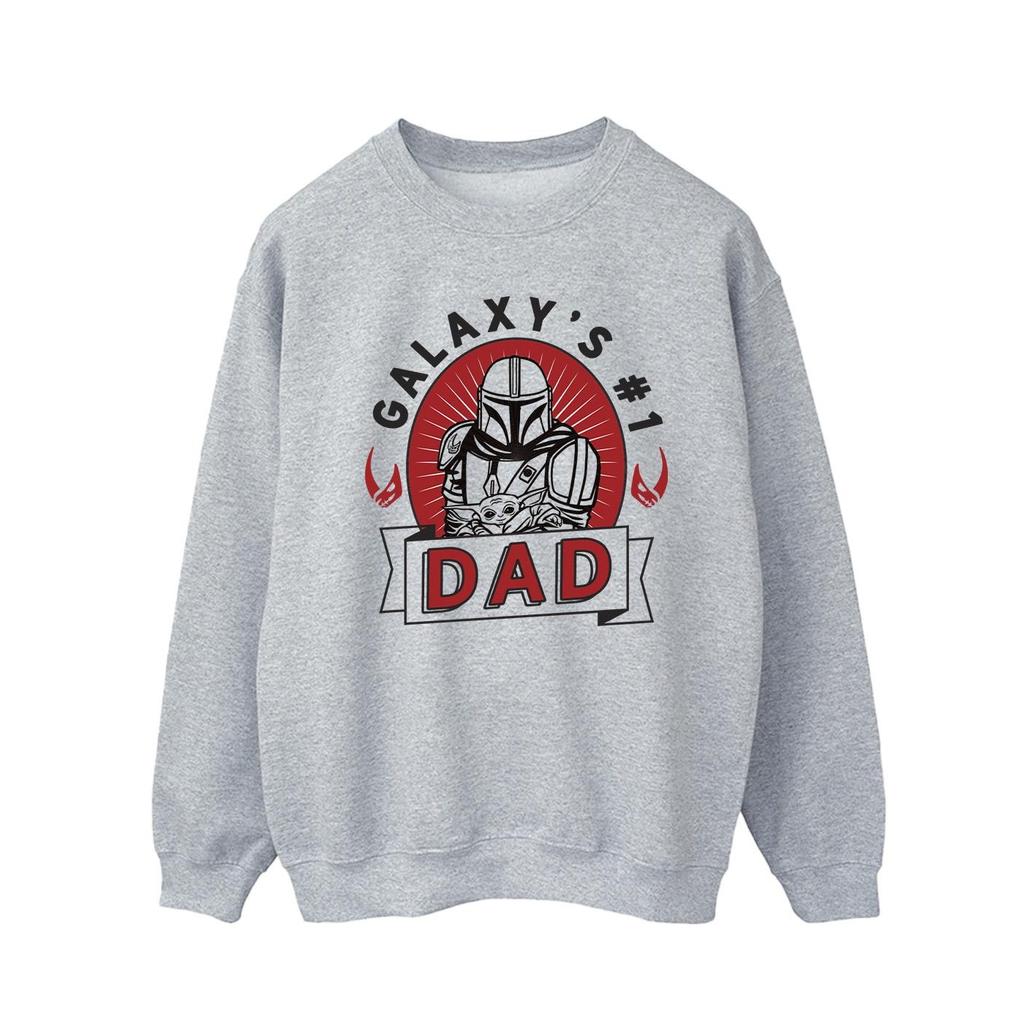 Star Wars Mandalorian Herren Galaxy Papa Sweatshirt
