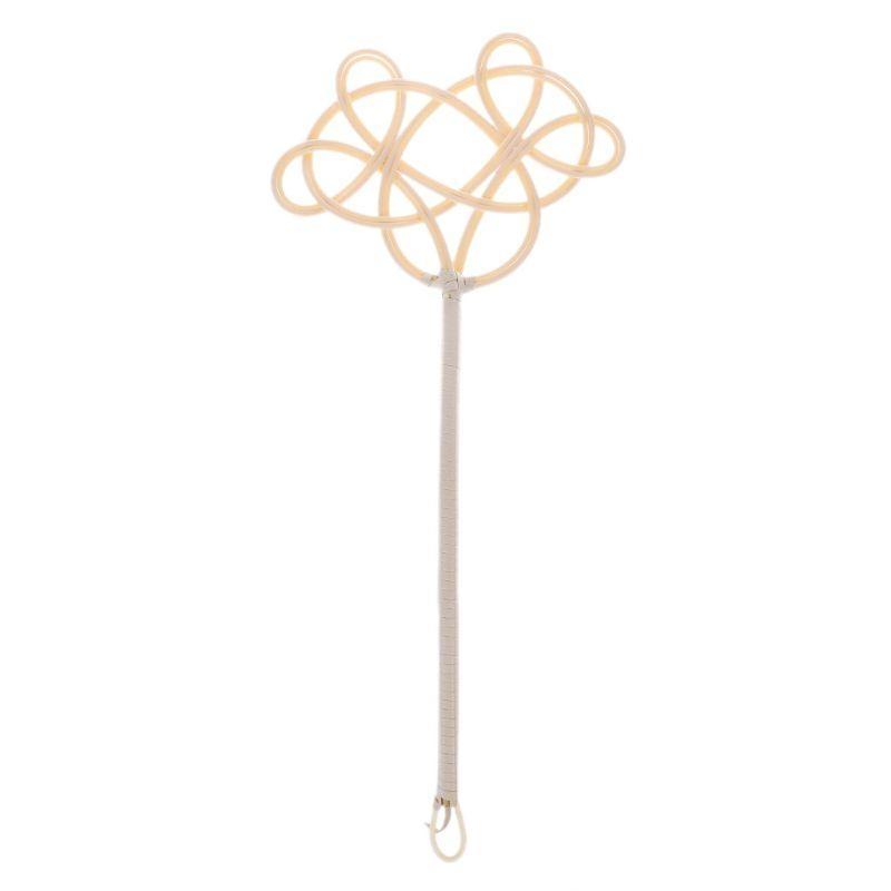 Traditional Racket Woven Imitation Rattan Clean Duster Carpet Rug Beater Durable Top Sale