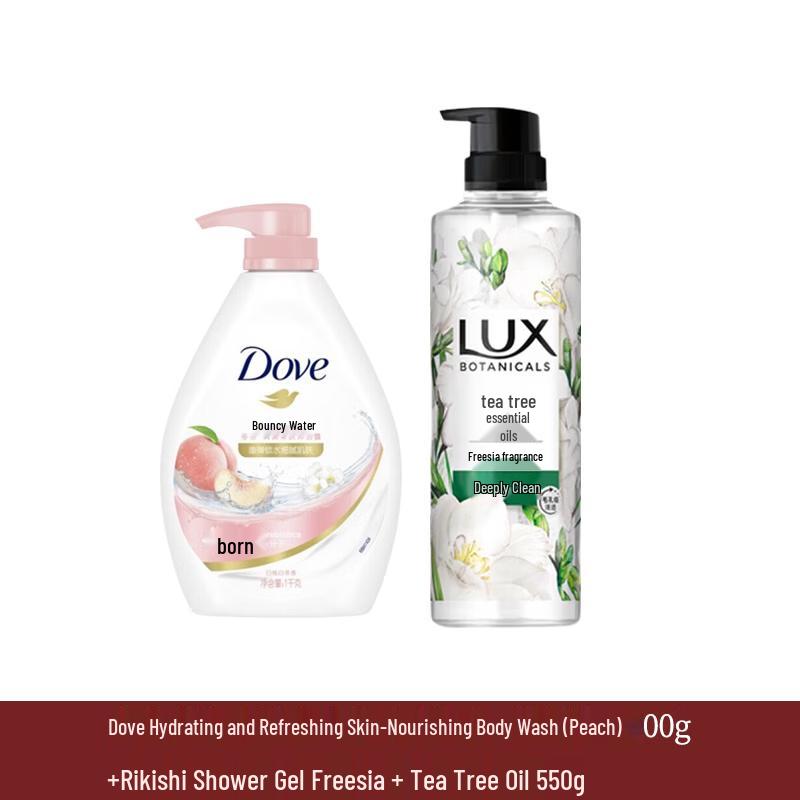 Dove Refreshing & Moisturizing Shower Gel Duo