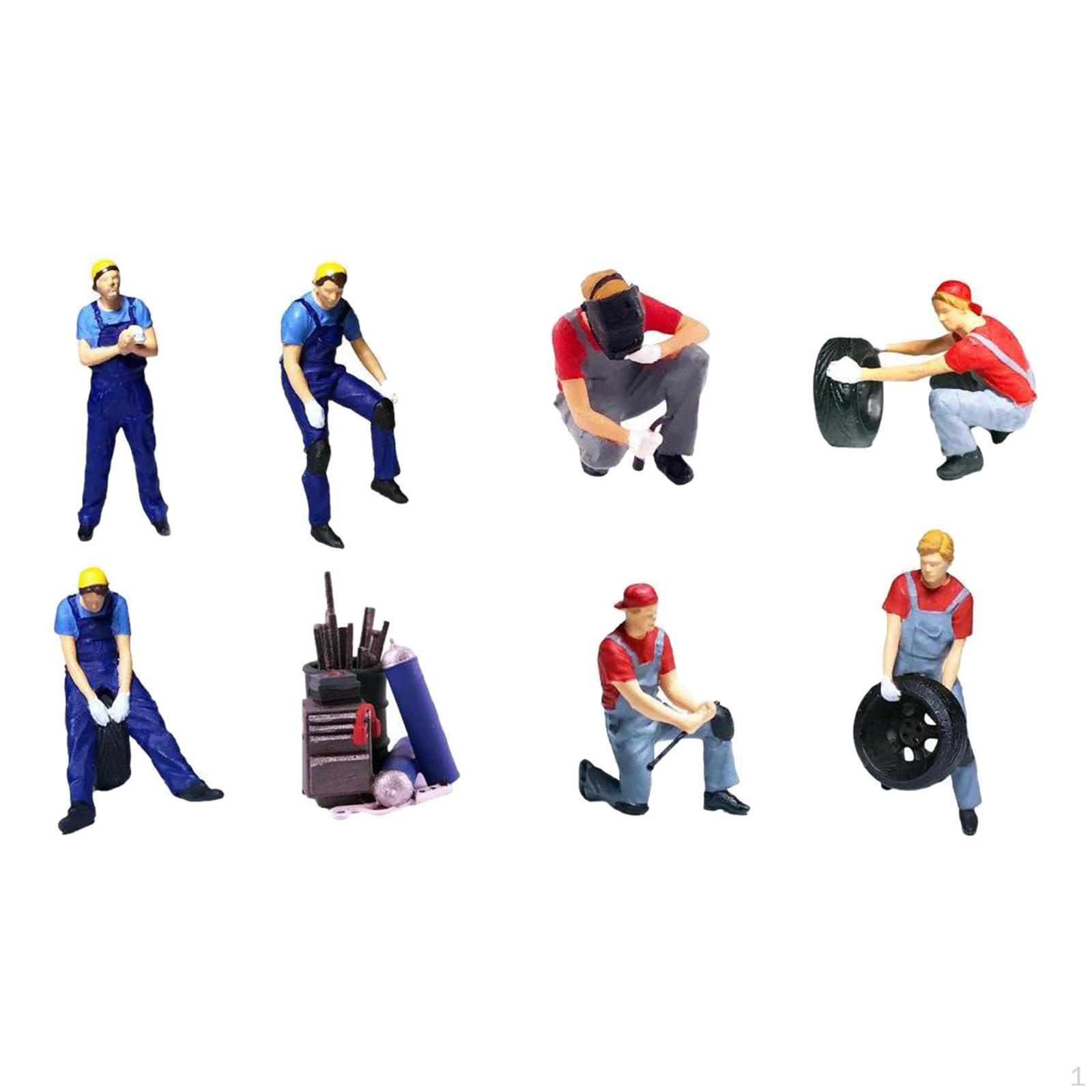 

1/64 Крошечные фигурки для моделирования Украшение стола Микроландшафт