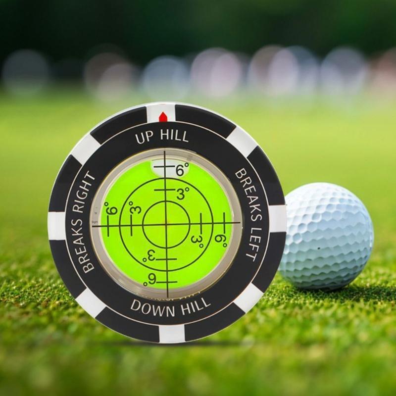 High Precisions Putting Green Golfs Putting Aid Golfs Green Reader Profession Putt Golfs Balls Marker Round Bubble Level