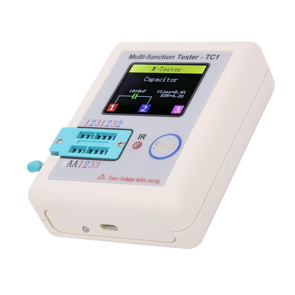 Multifunktions-Transistortester 1,8-Zoll-TFT-Anzeigebildschirm LCR?TC1 für Kapazitätsdioden