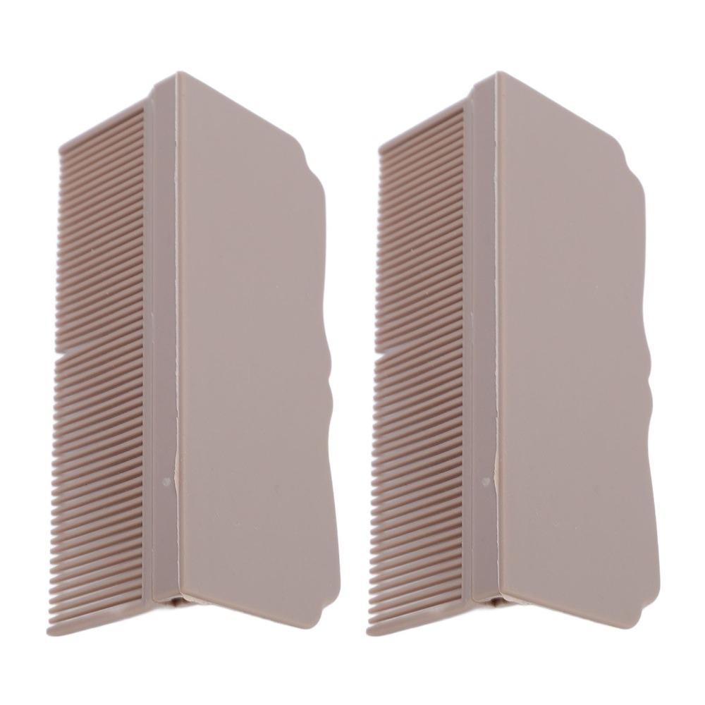 Lightweight Design Flat Iron Comb Attachment Portable Design Plastic Straightening Comb Home Salon