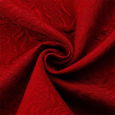 DIY Fabric Retro Embossed Thickened Solid Color Butterfly Jacquard Fabric Jacquard Fabric