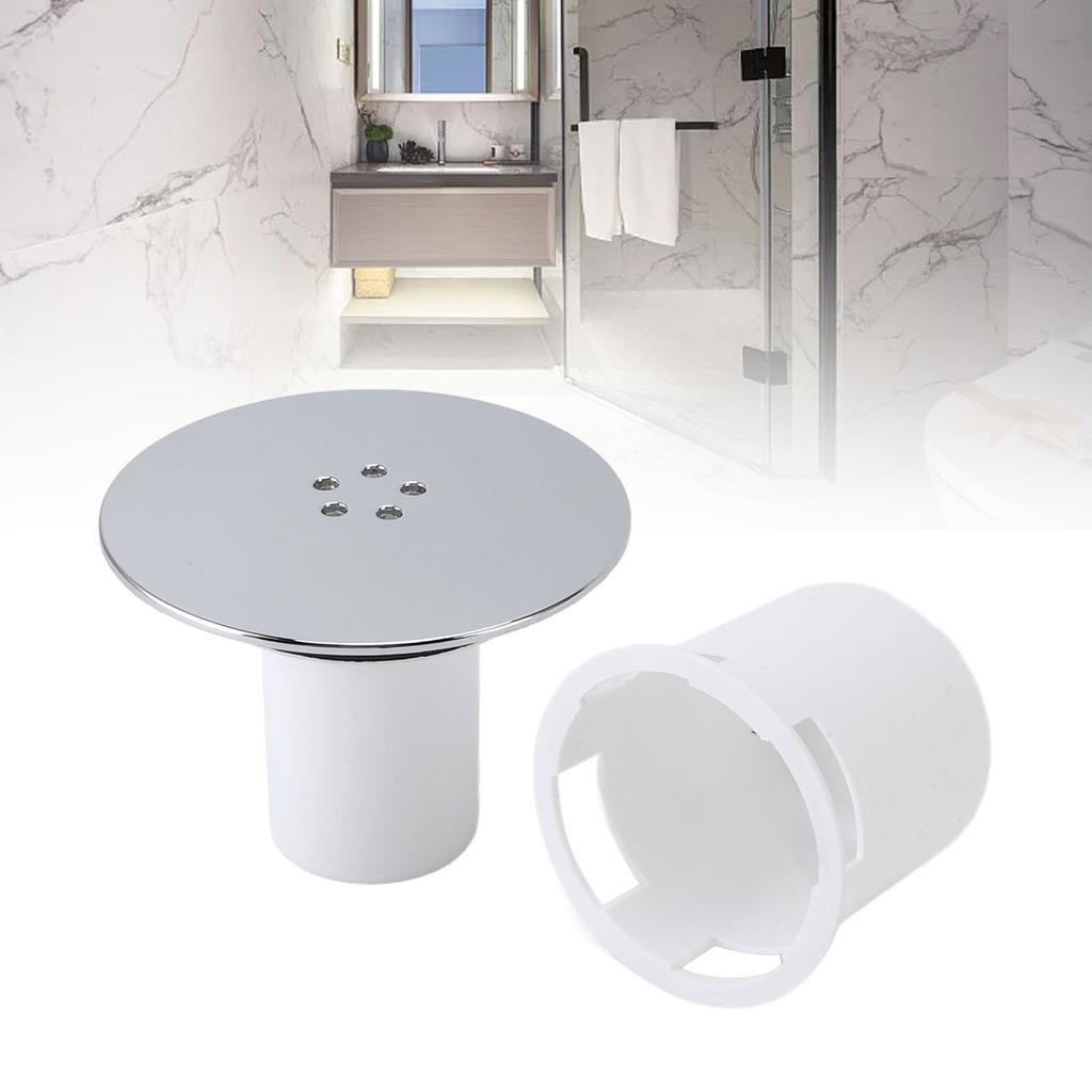 Round Shower Floor Drain, Multipurpose Shower Drain Catcher Shower Drain Filter Modern and Stylish Bathroom Floor Drain with
