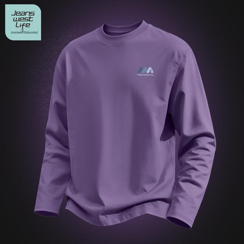 Jeanswest Life Men's Casual Long-Sleeve T-Shirt