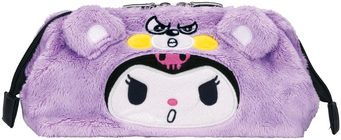 

Кошелек Sanrio с застежкой-карабином Kuromi-скейтбордисткой, Головной убор, ZGAP1-A