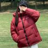 Unisex Fashion Winter Women and Man Parkas Hooded Warm Jackets Elegant Loose Thick Coats