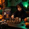 Halloween Advent Calendar Highland Cow Calendar 24 Days Countdown Box Cute 3D Dolls with 24Pcs Figurines Spooky Decorations Collectibles