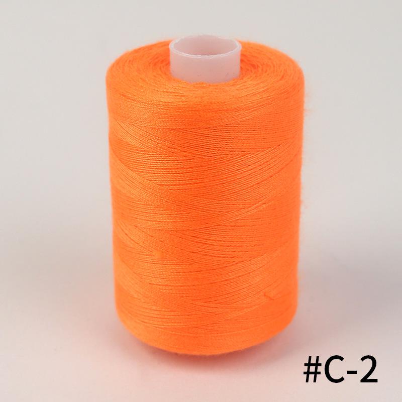 402 High-Speed Polyester Sewing Thread - 1000 Yards, Rainbow Colors, Ideal for Home and Hand Sewing Projects