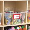 Red, Yellow, Blue, Green Name Stickers – 300 Sheets/Roll, Writable DIY Classification Stationery Adhesive Labels.