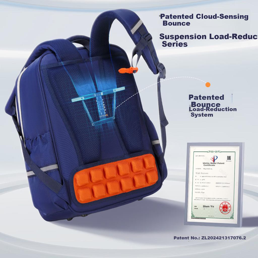 COOLBABY Primary School Backpack Kids Ergonomic Lightweight Boys Girls Grades 1-6 High Capacity Stylish