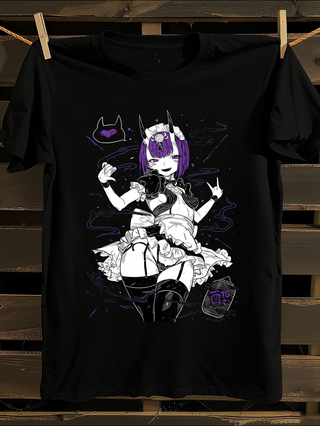 Shuten Douji Anime Tshirt Anime Fate Grand Order Graphic ... XXXL