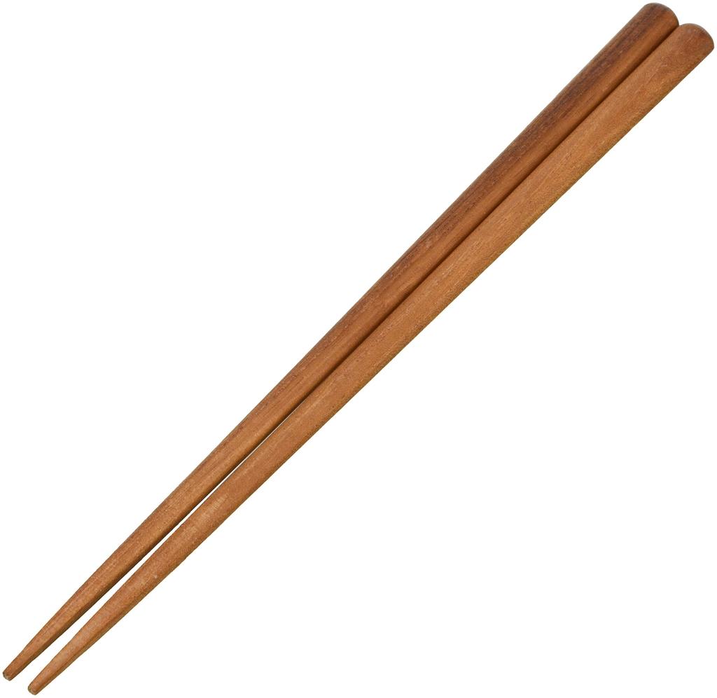 Wakasa Lacquer Natural Zelkova Made in Product 264000 Chopsticks, Wood, 23cm, Oval, Pointed, Brown, Japan, Code