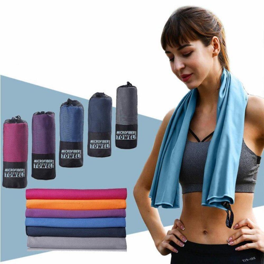 Quick Drying Microfiber Towel for Sport Super Absorbent Bath Beach Towel Portable Gym Towel for Swimming Running Golf Towel