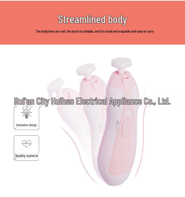6-in-1 Multifunctional Baby Electric Nail Grinder & Trimmer, EU Certified