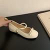 Inner height increase silver Mary Jane single shoes women's shoes bow with skirt shoes