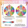 2Pcs Wooden Feelings Wheel Emotion Wheel with Stand 9.5Inch Therapy Office Desk Decor Expression Emotions Chart Mental Health Gifts Therapist Must